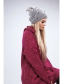 Dark gray winter hat C8 - Online store - Boutique